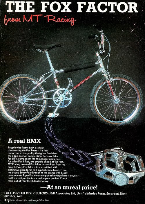 fox bmx bike